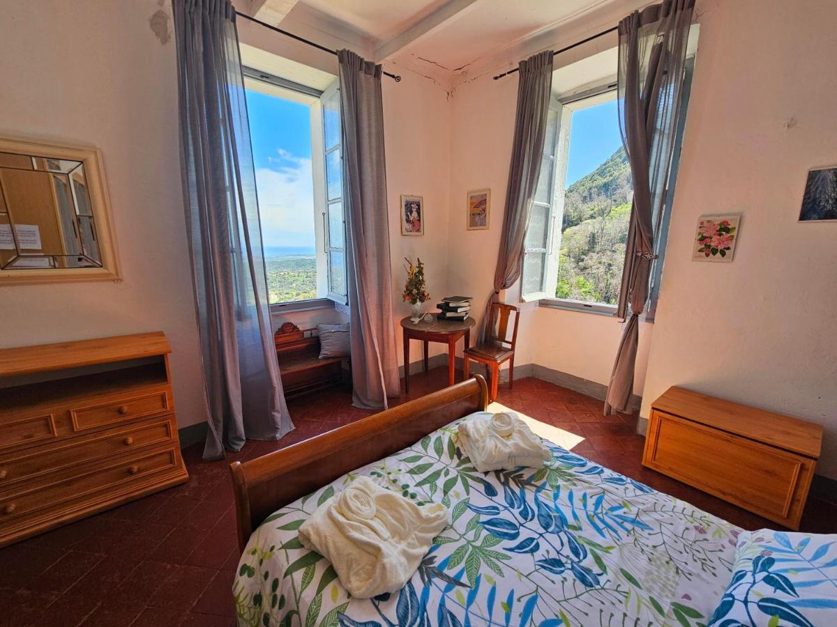 Palazzu Massoni, Magnifique Vue Sur La Mer Et La Montagne, Clim, Wifi, Parking Gratuit Сервион Екстериор снимка