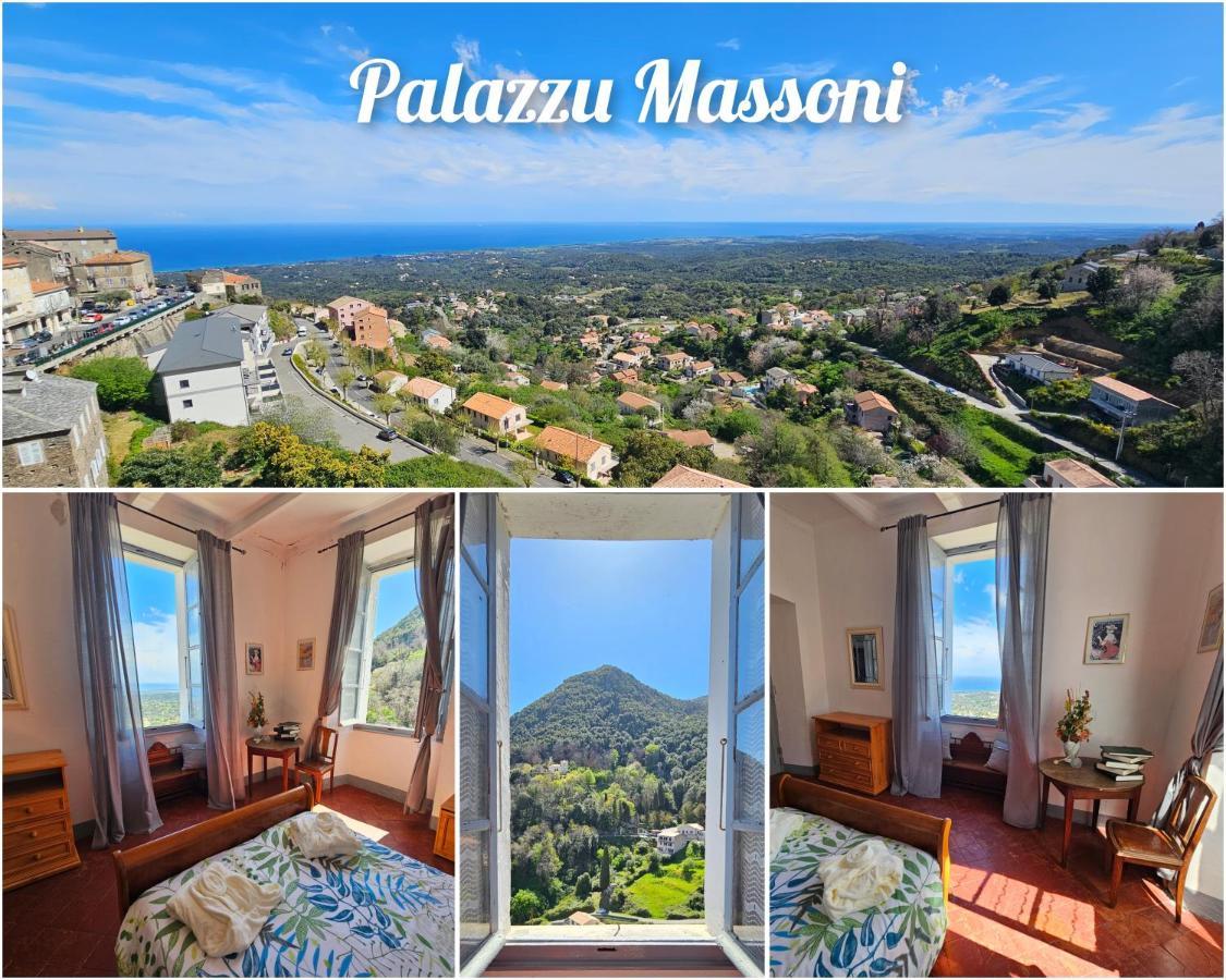 Palazzu Massoni, Magnifique Vue Sur La Mer Et La Montagne, Clim, Wifi, Parking Gratuit Сервион Екстериор снимка